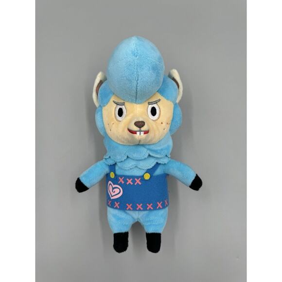 Animal Crossing Cyrus Plush Blue Sheep Stuffed Animal Toy 8.5” - Picture 1 of 7